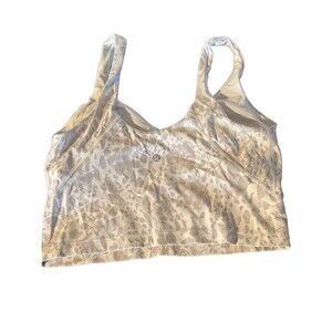 Lululemon Align Tank White Camo size 10 GUC